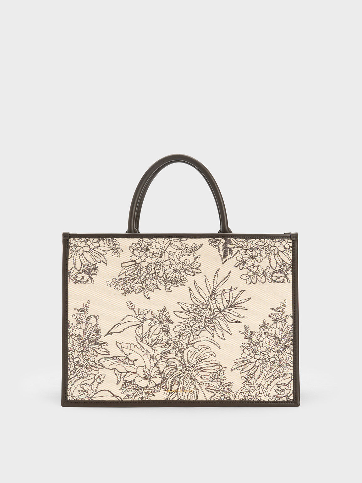Old Flower Fashionable And Versatile Shoulder Tote Bag