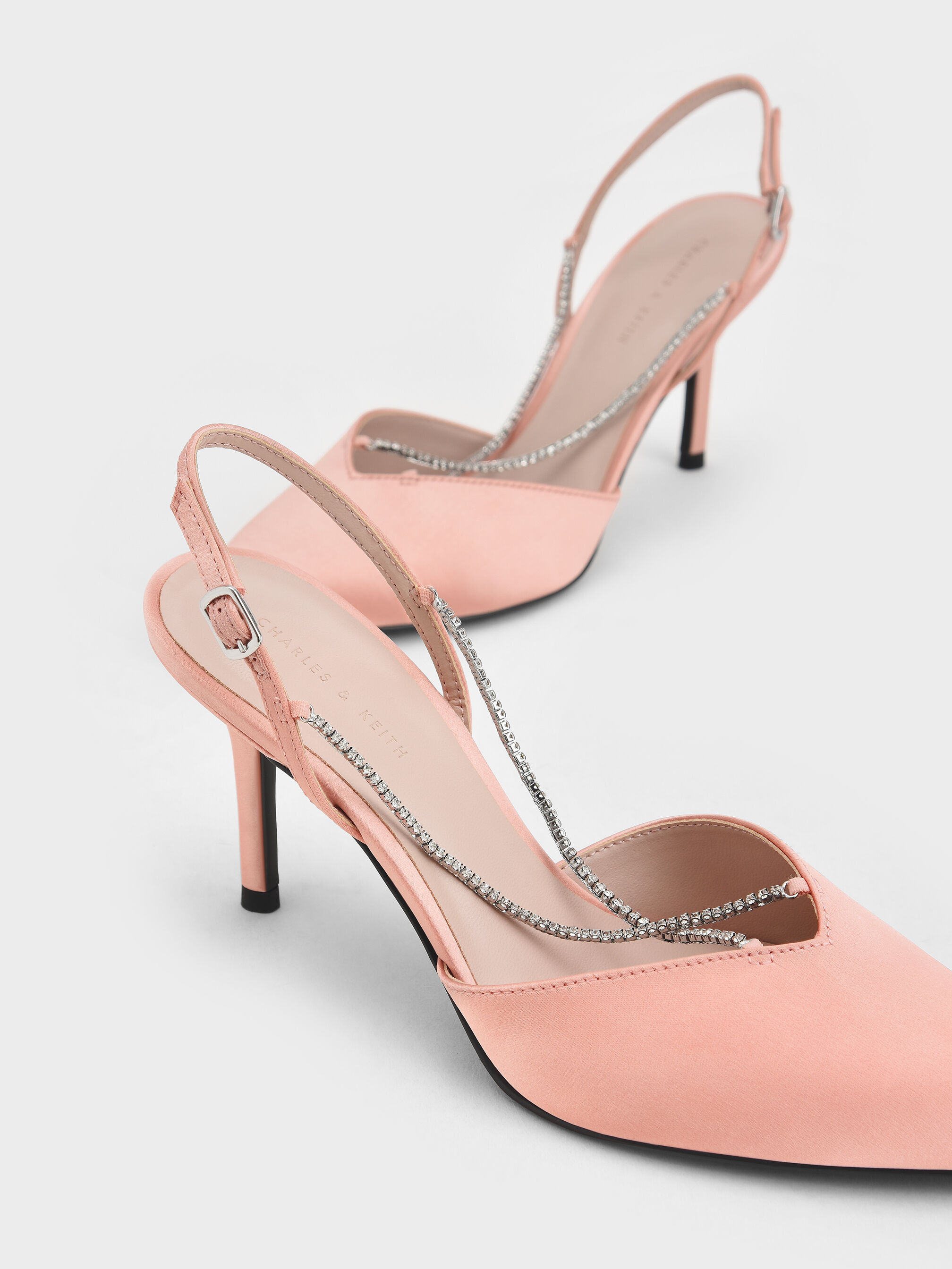 Blush sale slingback heels