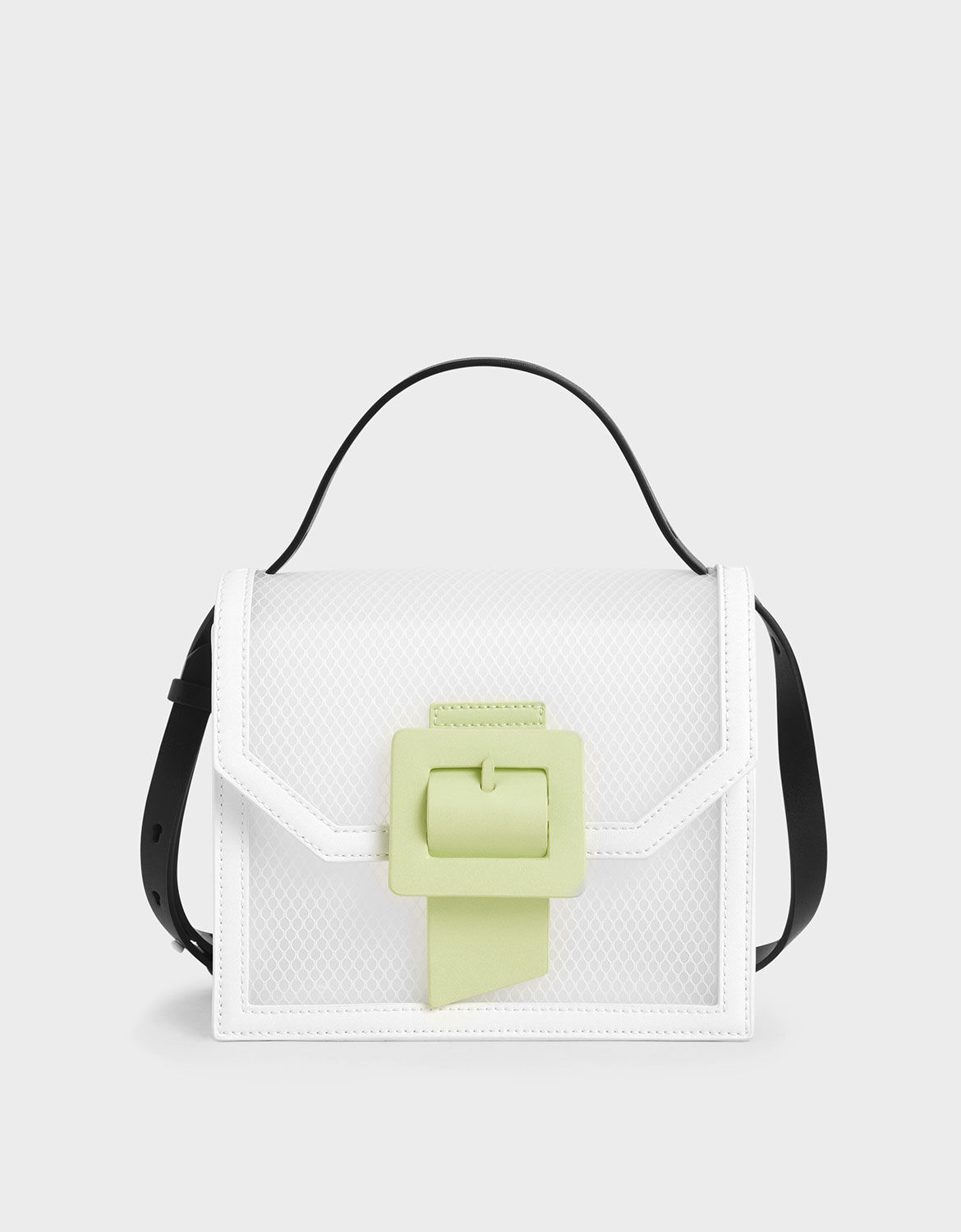 charles and keith clear bag