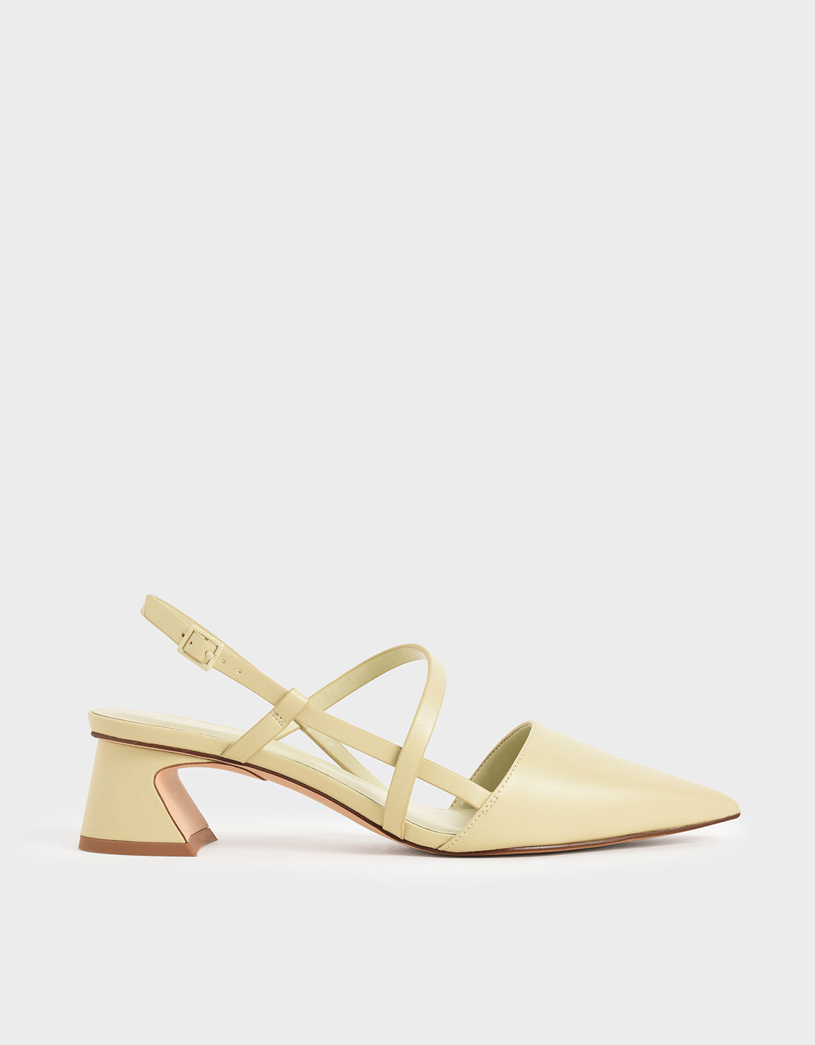 strappy court shoe
