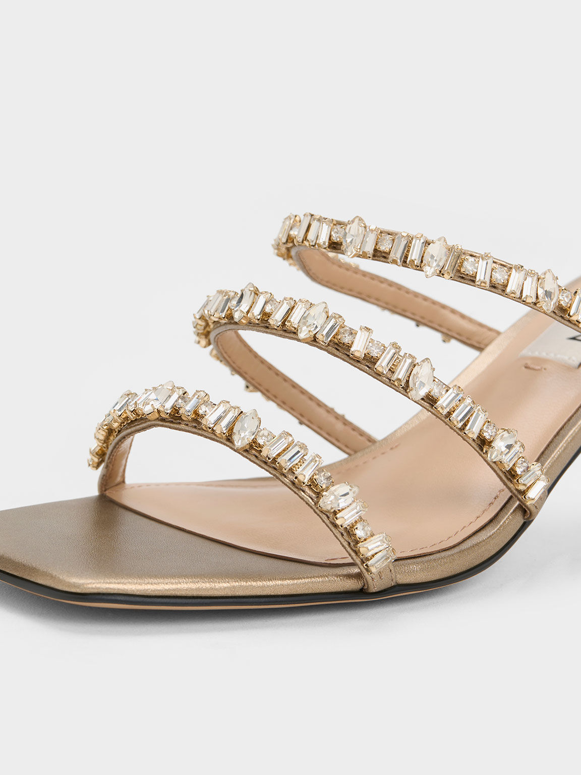 Buy LUNA BLU Gold Embellished Artisanal Sandals from Westside