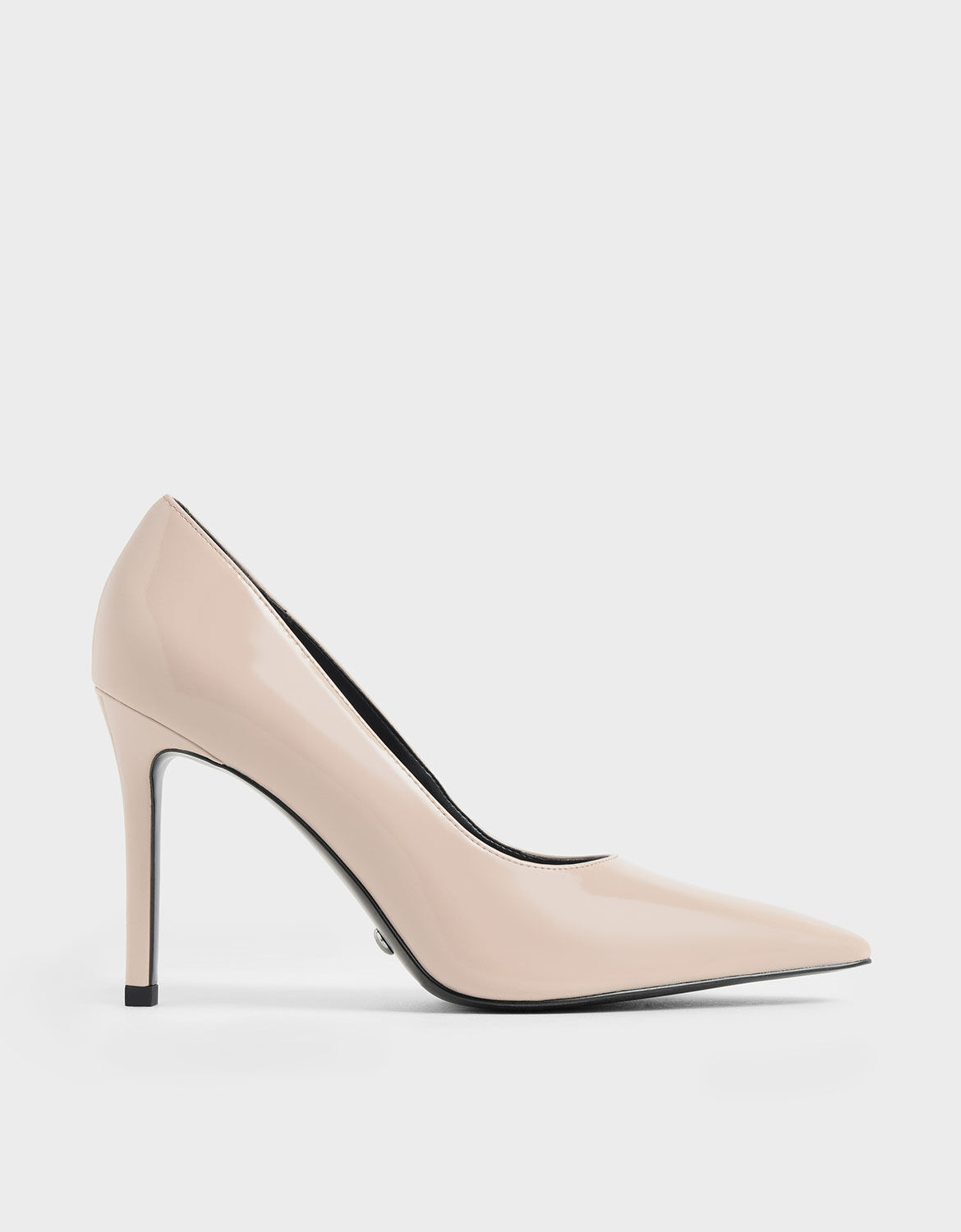 Nude Patent Leather Pointed Toe 