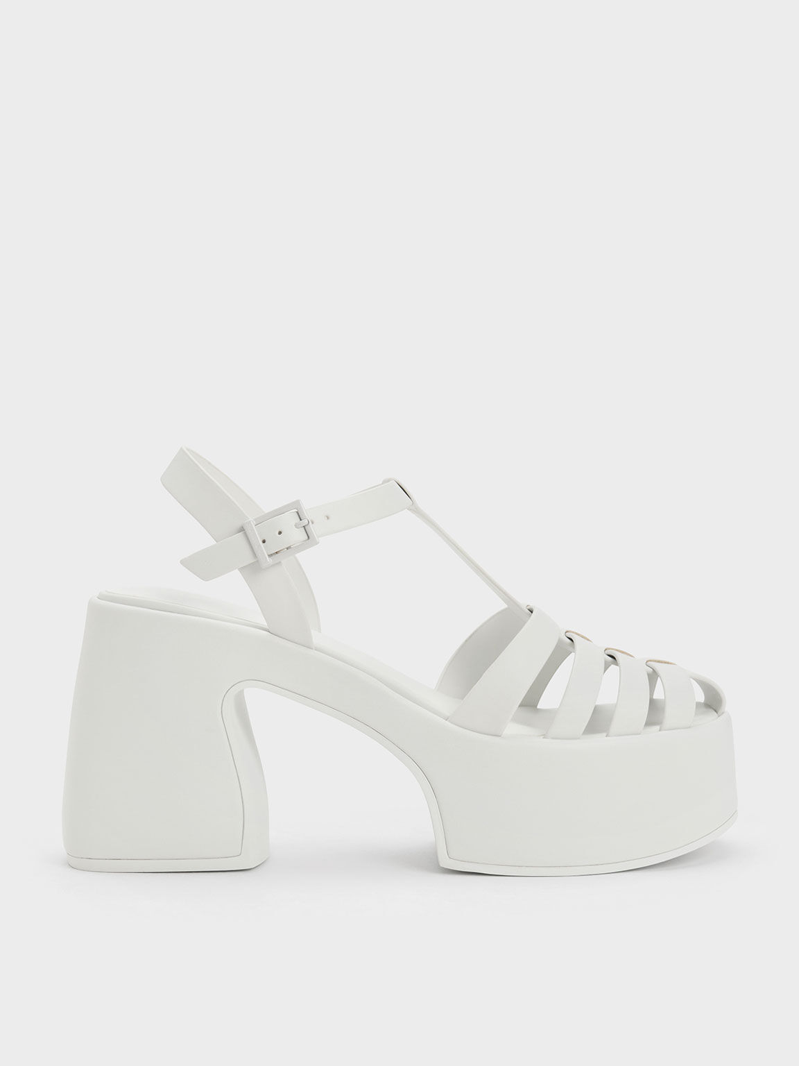 White chunky gladiator discount sandals