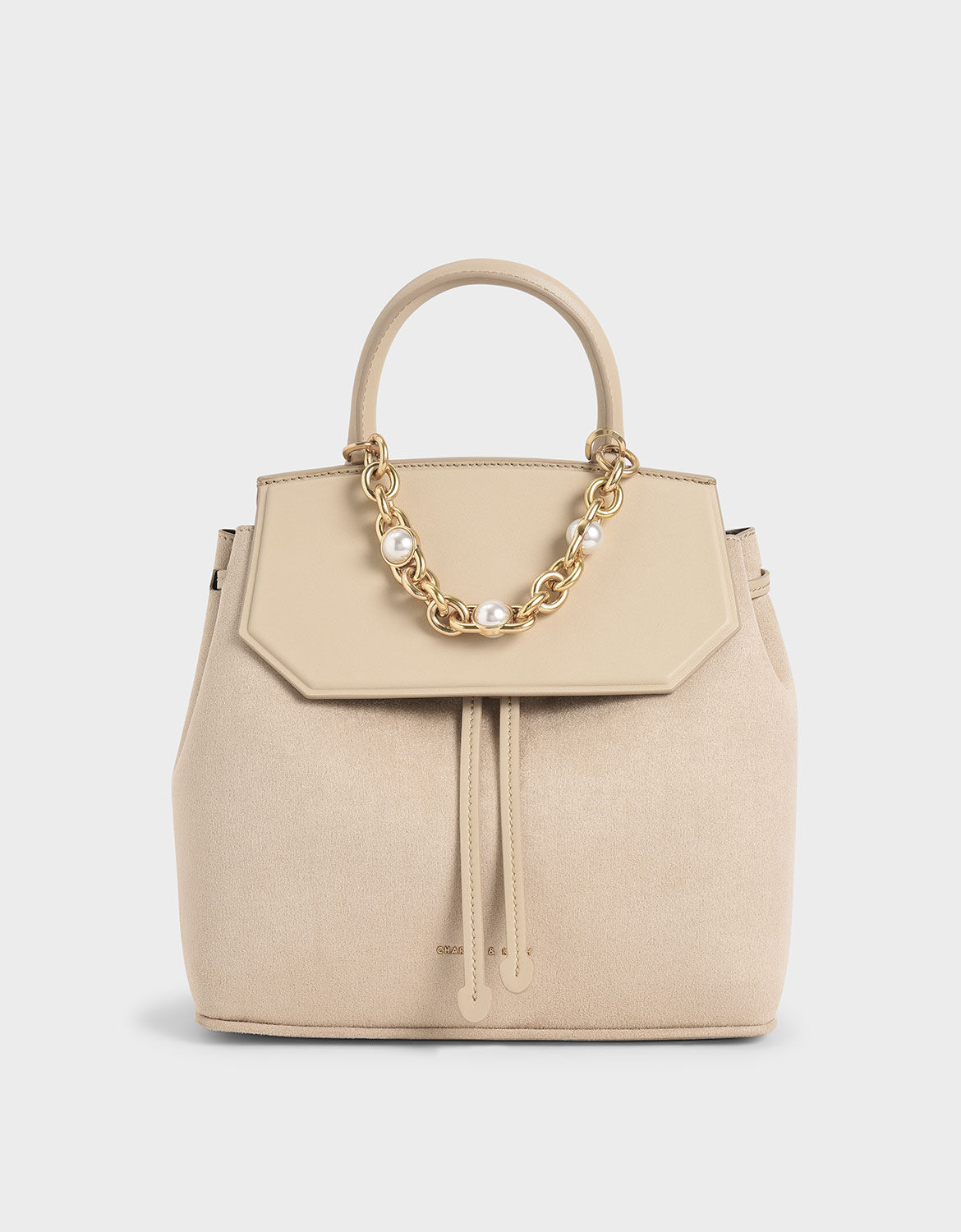 charles & keith textured tote bag