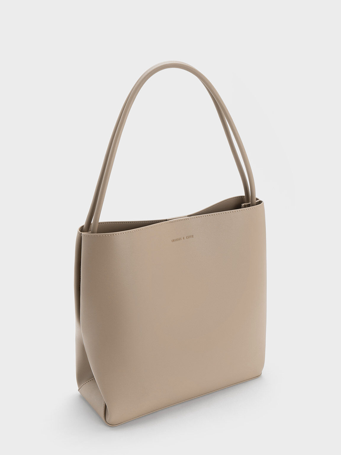 L´or One-handle Square Bag 【Taupe】-