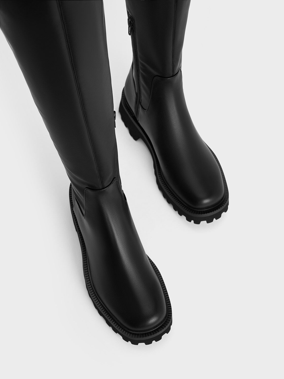 Platform thigh sale high boots