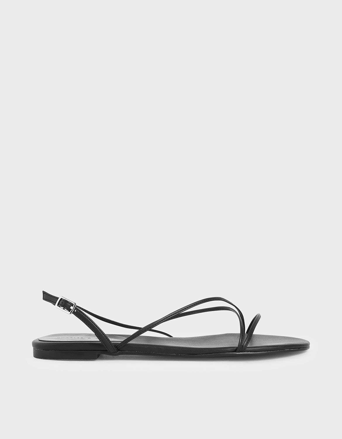 Strappy Flat Sandals | CHARLES \u0026 KEITH HK