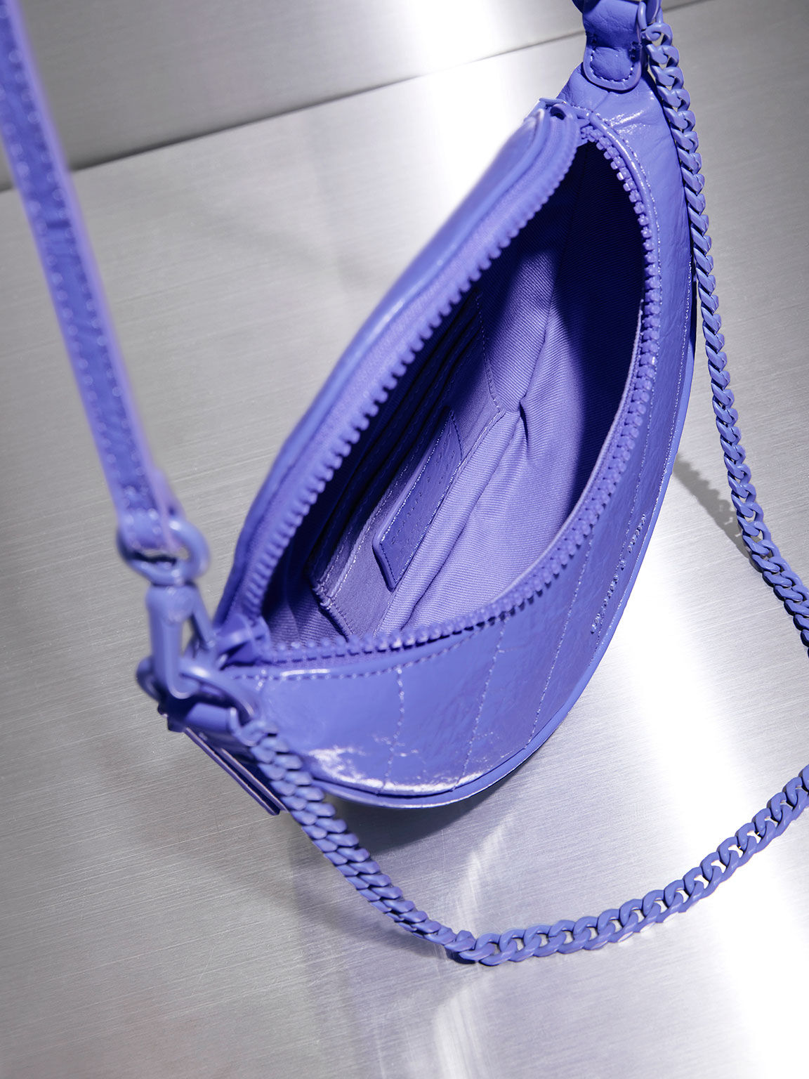 Shein Women's Graphic Pattern Sling/Shoulder Bag Purse Off White