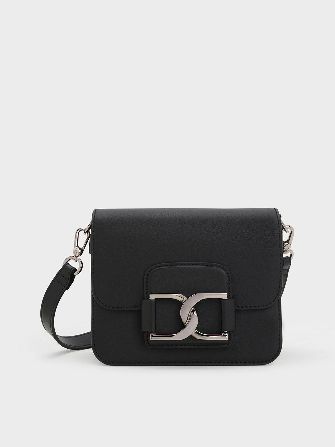 Black Gabine Crossbody Bag | CHARLES & KEITH