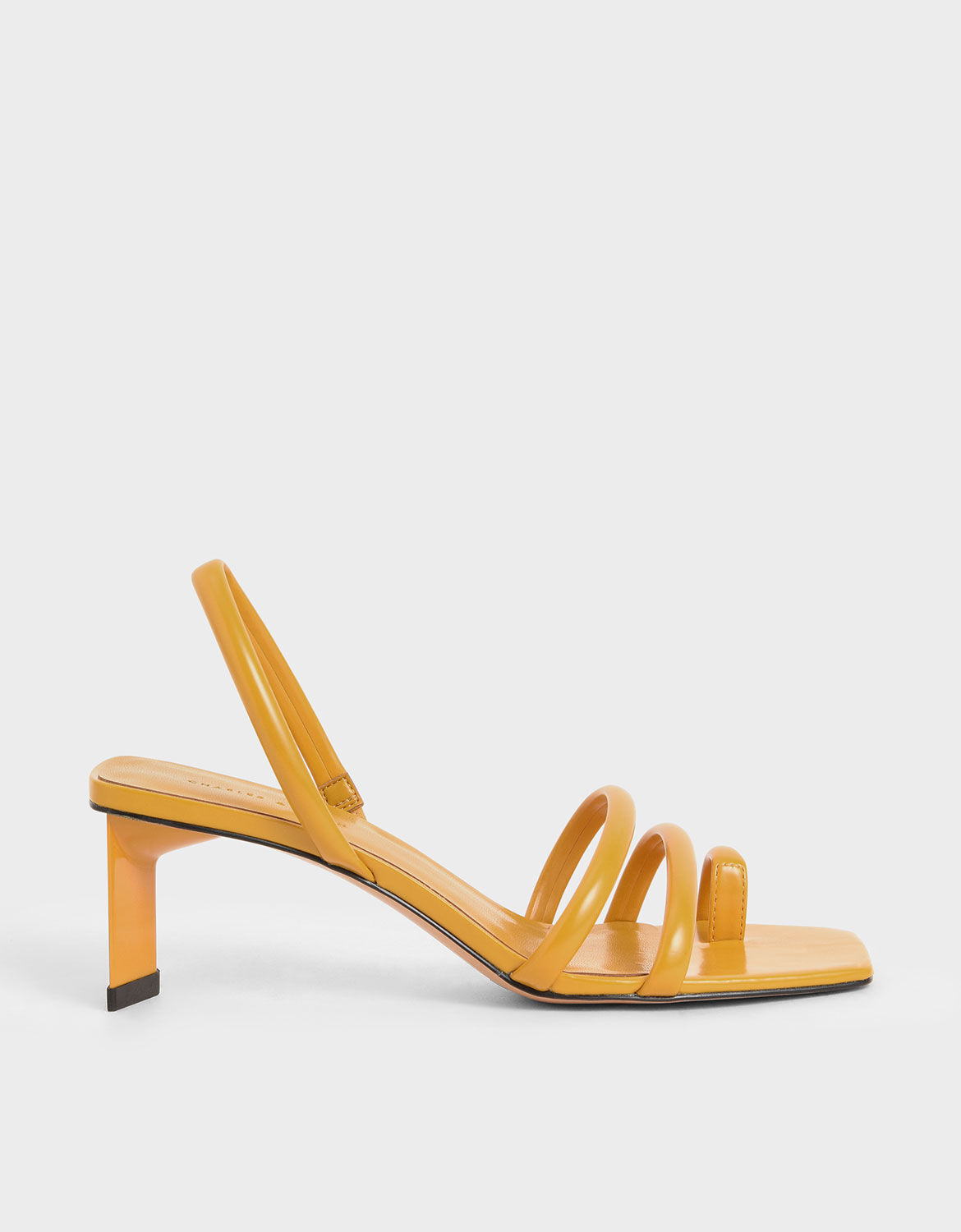 charles and keith yellow shoes