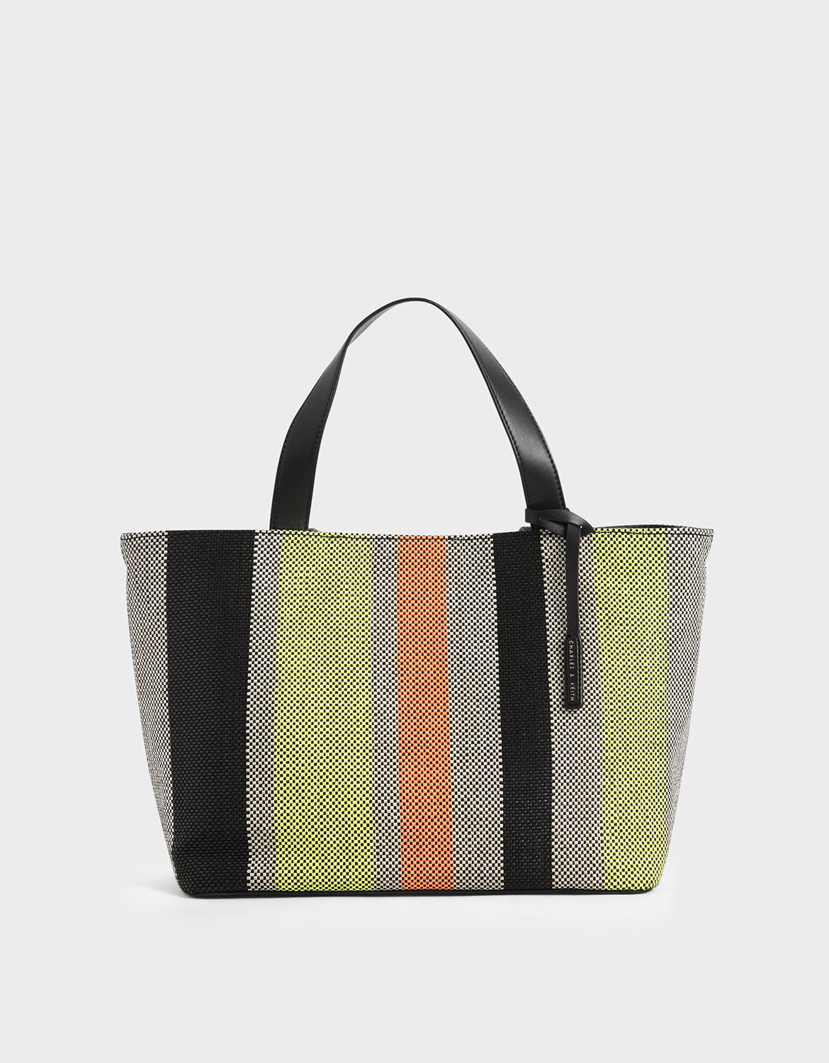 charles & keith textured tote bag