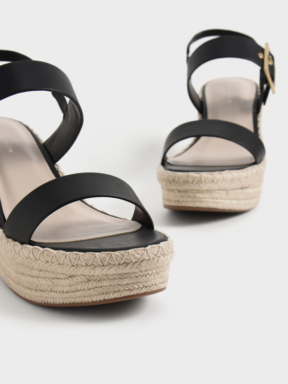 Queue black platform espadrille – Queue Shoes