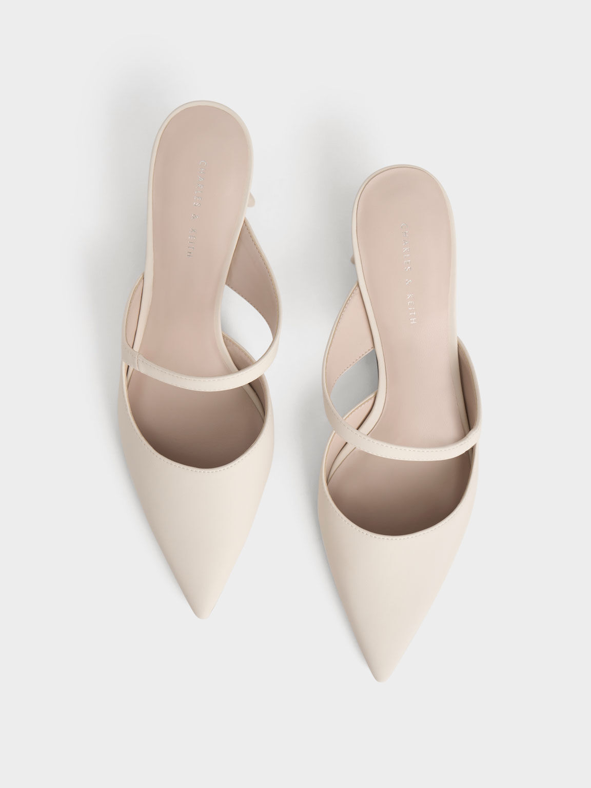 Asymmetric Sculptural Heel Pumps, Chalk, hi-res