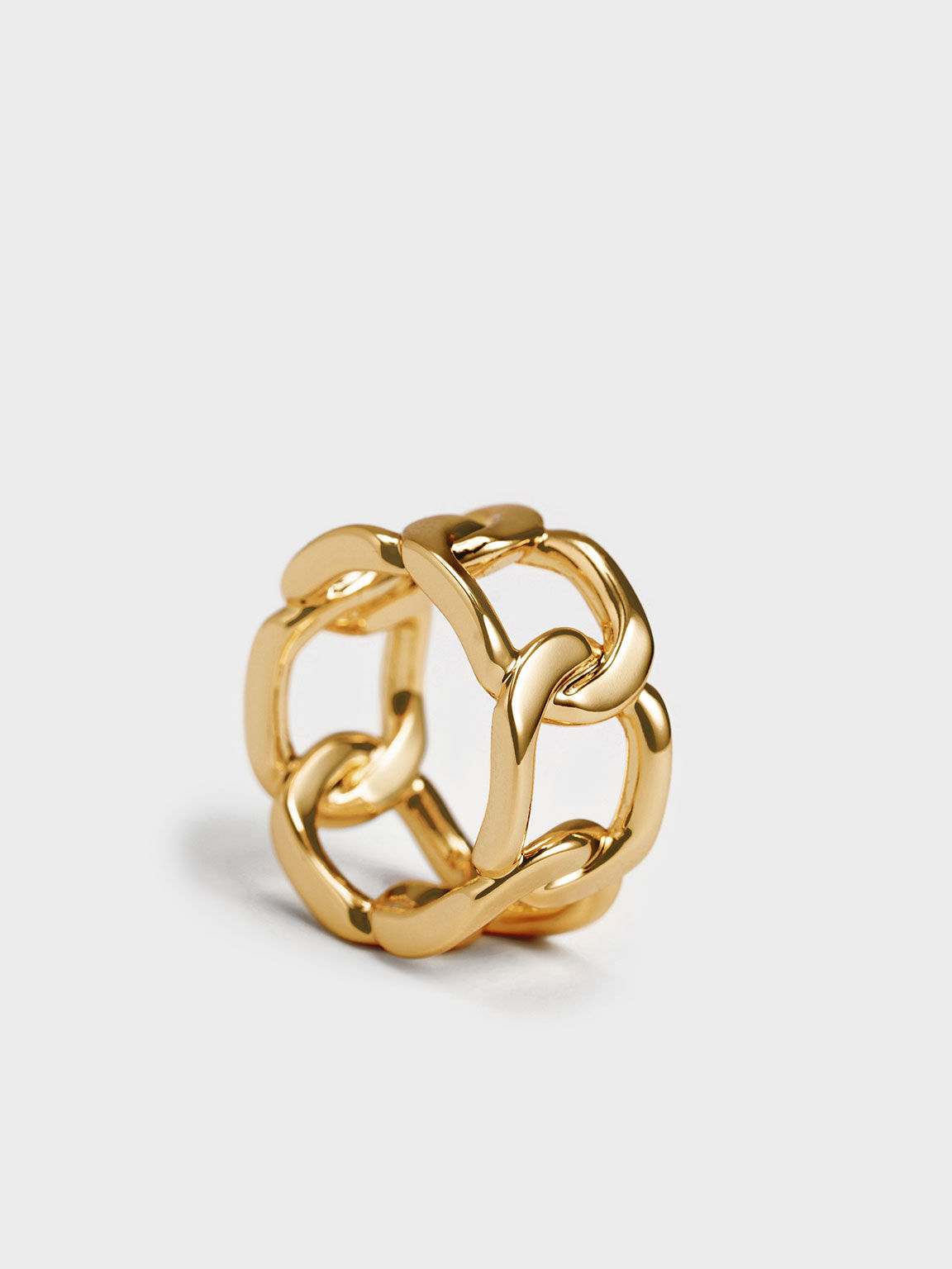 Charles & Keith - Women's Gabine Chain-Link Bracelet, Rose Gold, R