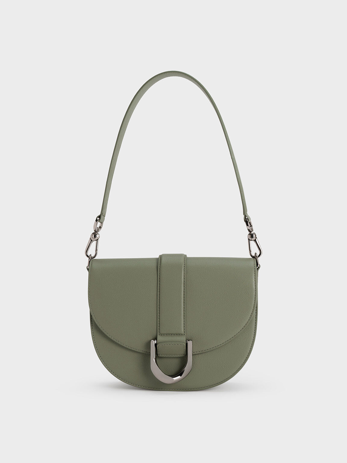 Sage Green Multi-Pouch Bag - CHARLES & KEITH SG