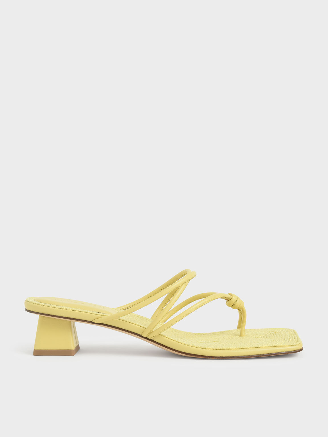 yellow heeled sandals