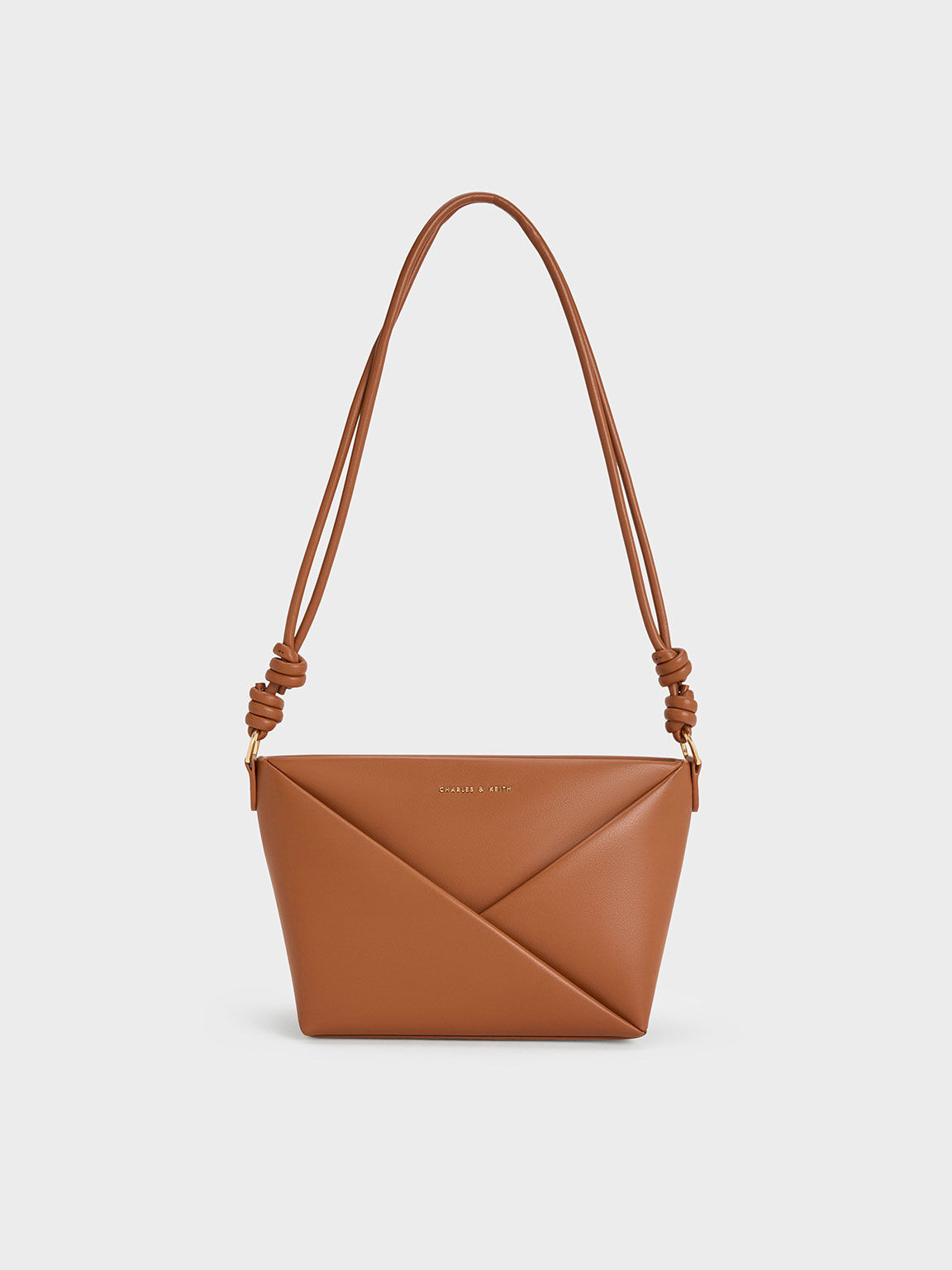 Midori Geometric Crossbody Bag - Tan