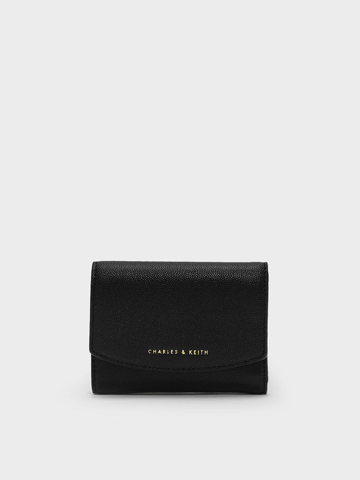 Front Flap Wallet, Black, hi-res