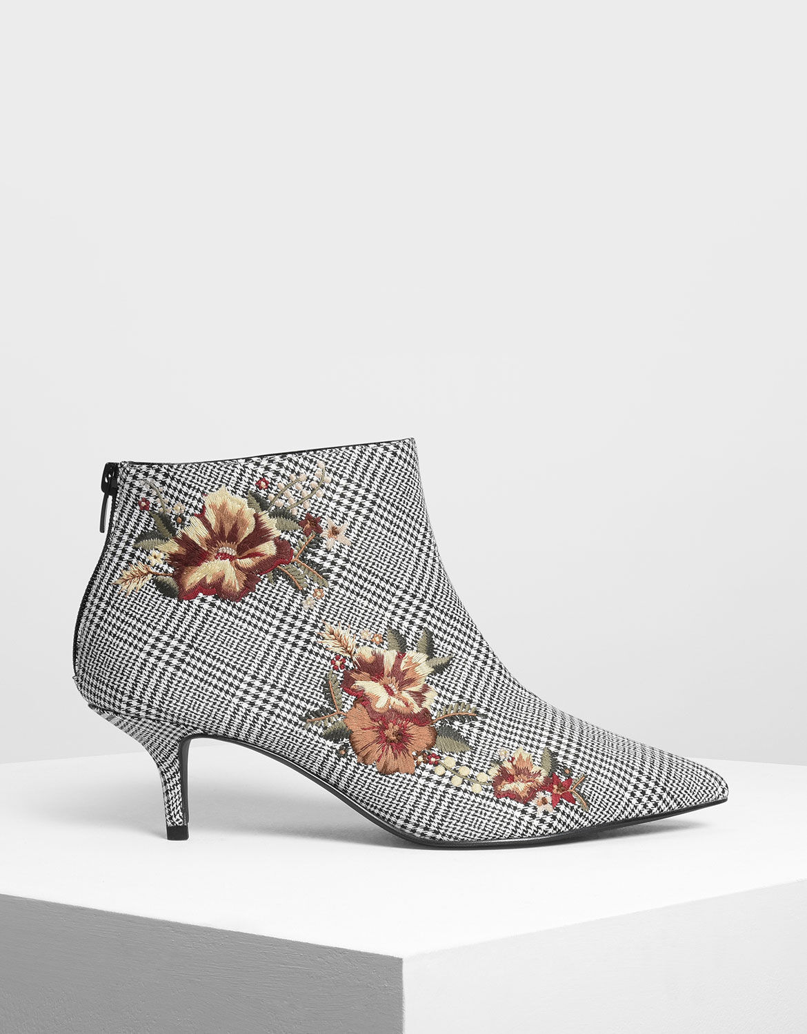 charles and keith floral shoes