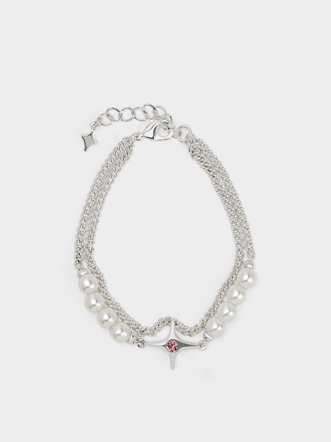 White gold chain sale link bracelet