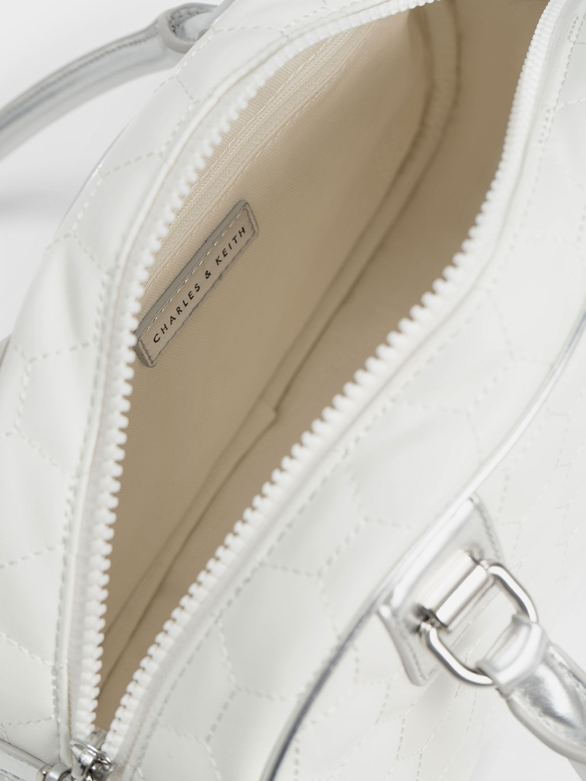 White 2025 bowler bag