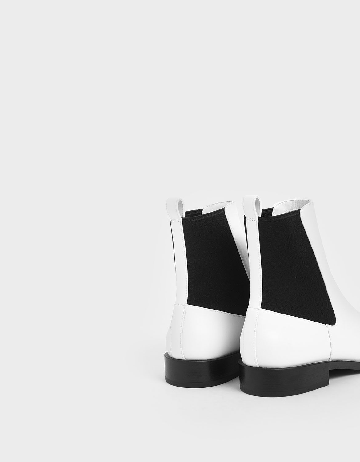 white mini boots