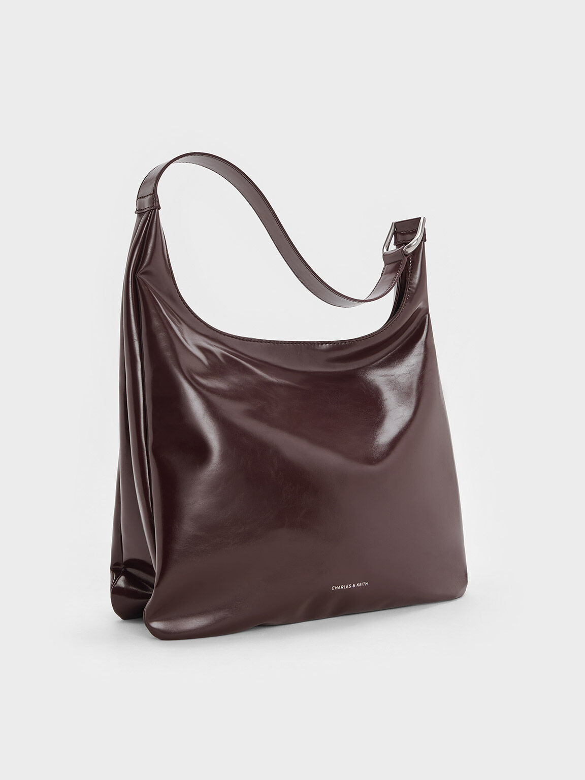 Lumen Slouchy Hobo Bag, Plum, hi-res