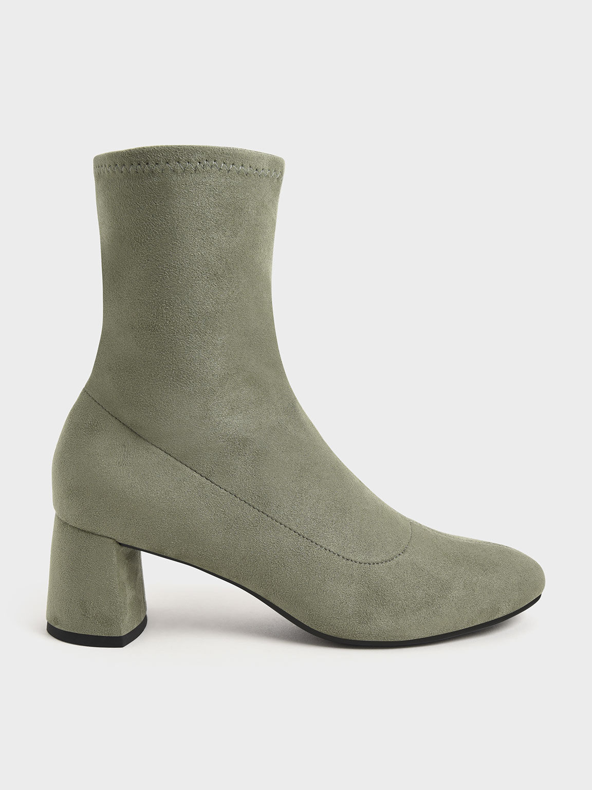 sage green ankle boots