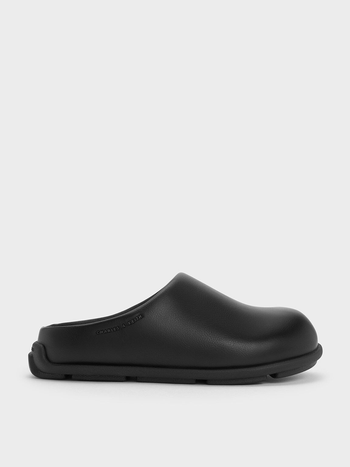 Flat black sale mules shoes