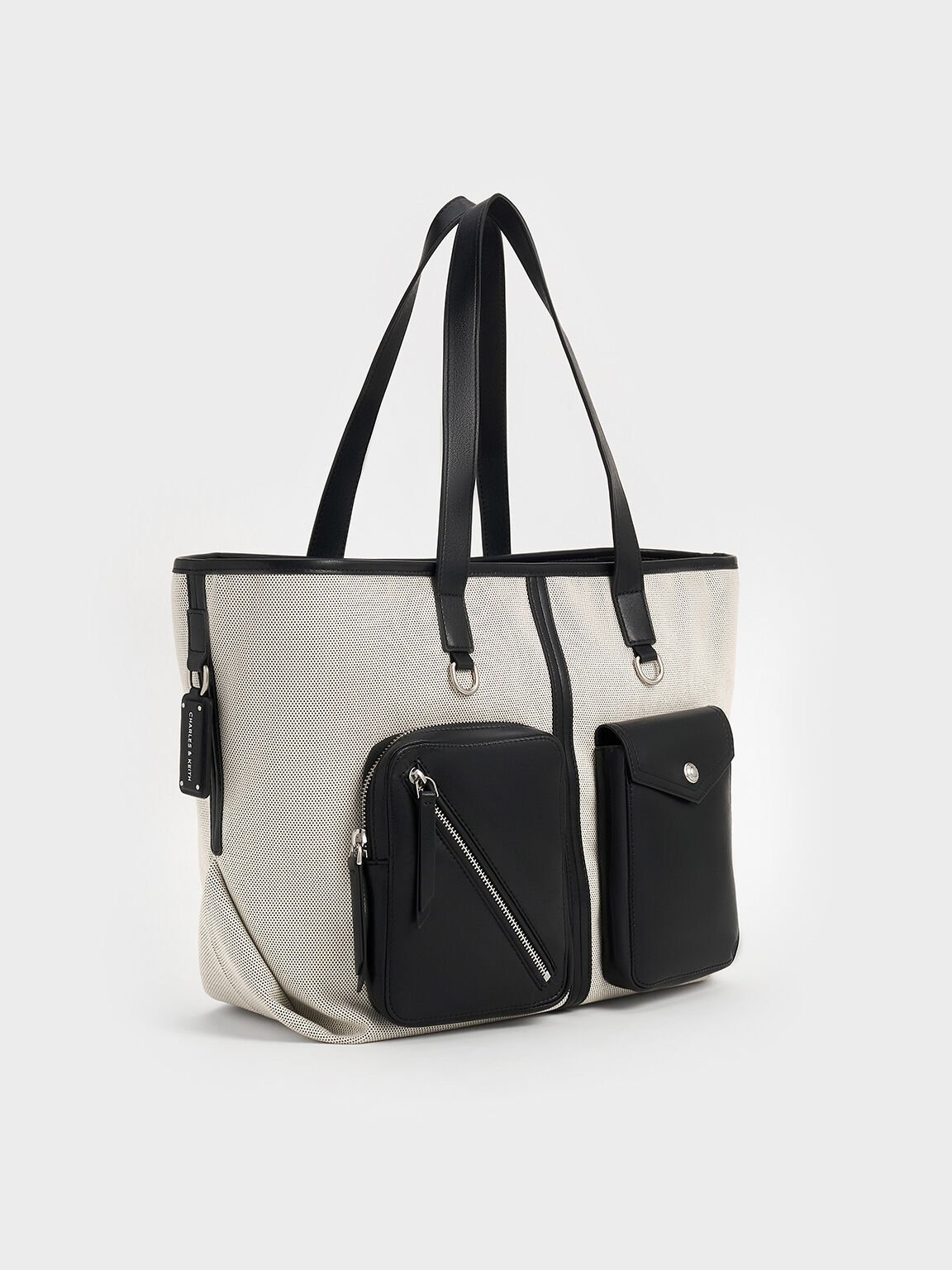 Thora Canvas Multi-Pocket Tote Bag, Multi, hi-res