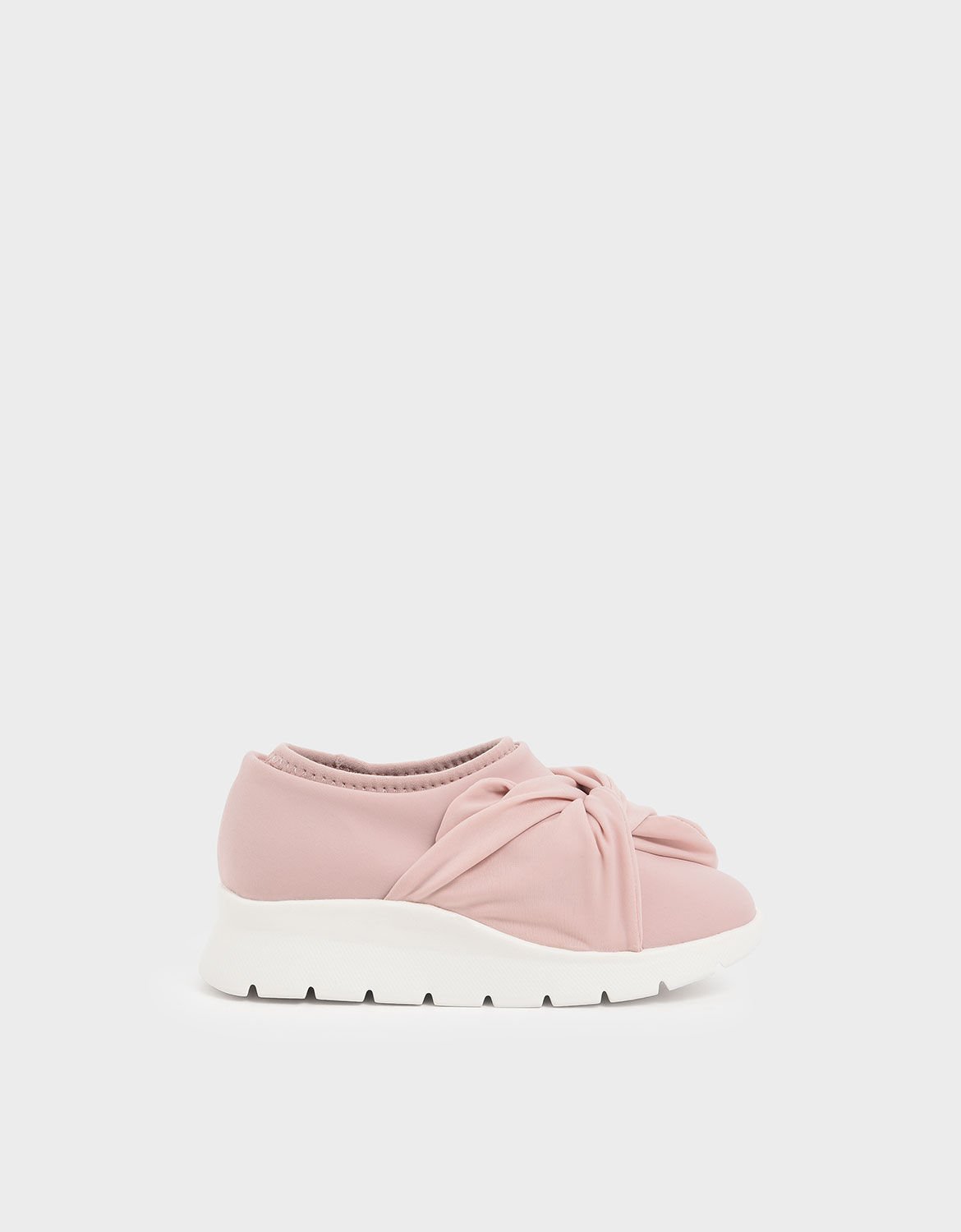 Pink Girls' Neoprene Slip-On Sneakers 