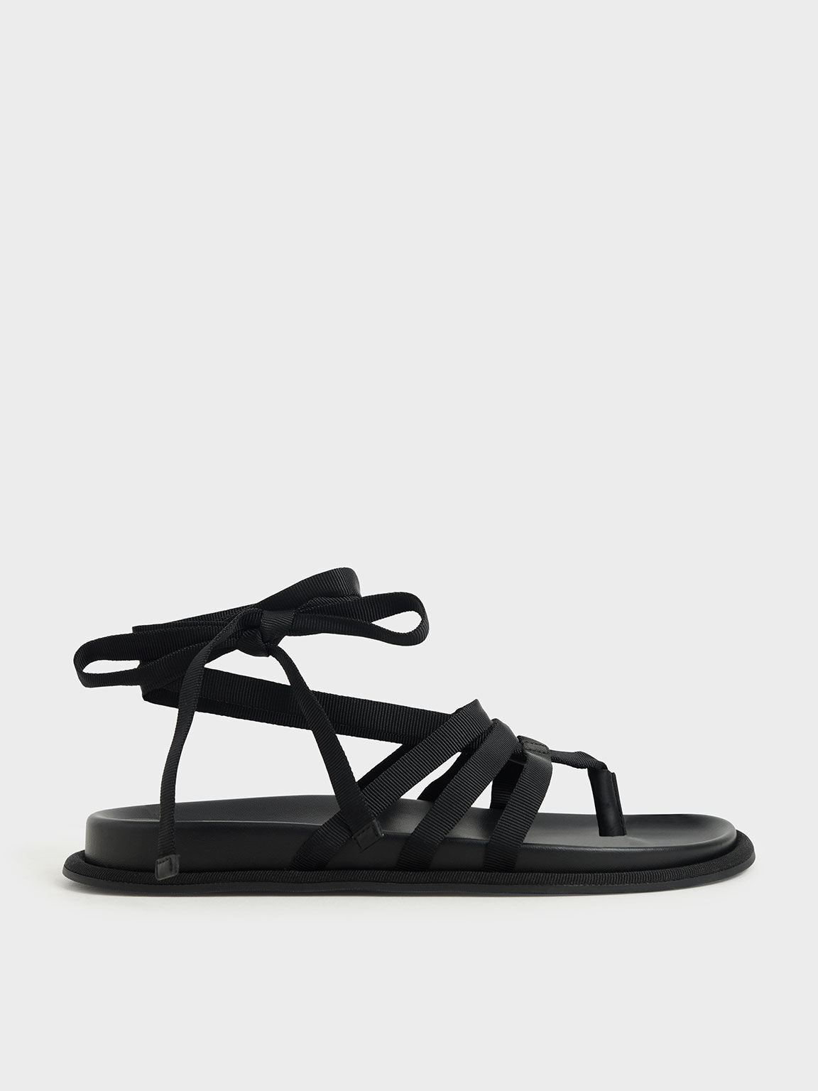 Flatform Lace Up Thong Sandals | SHEIN IN