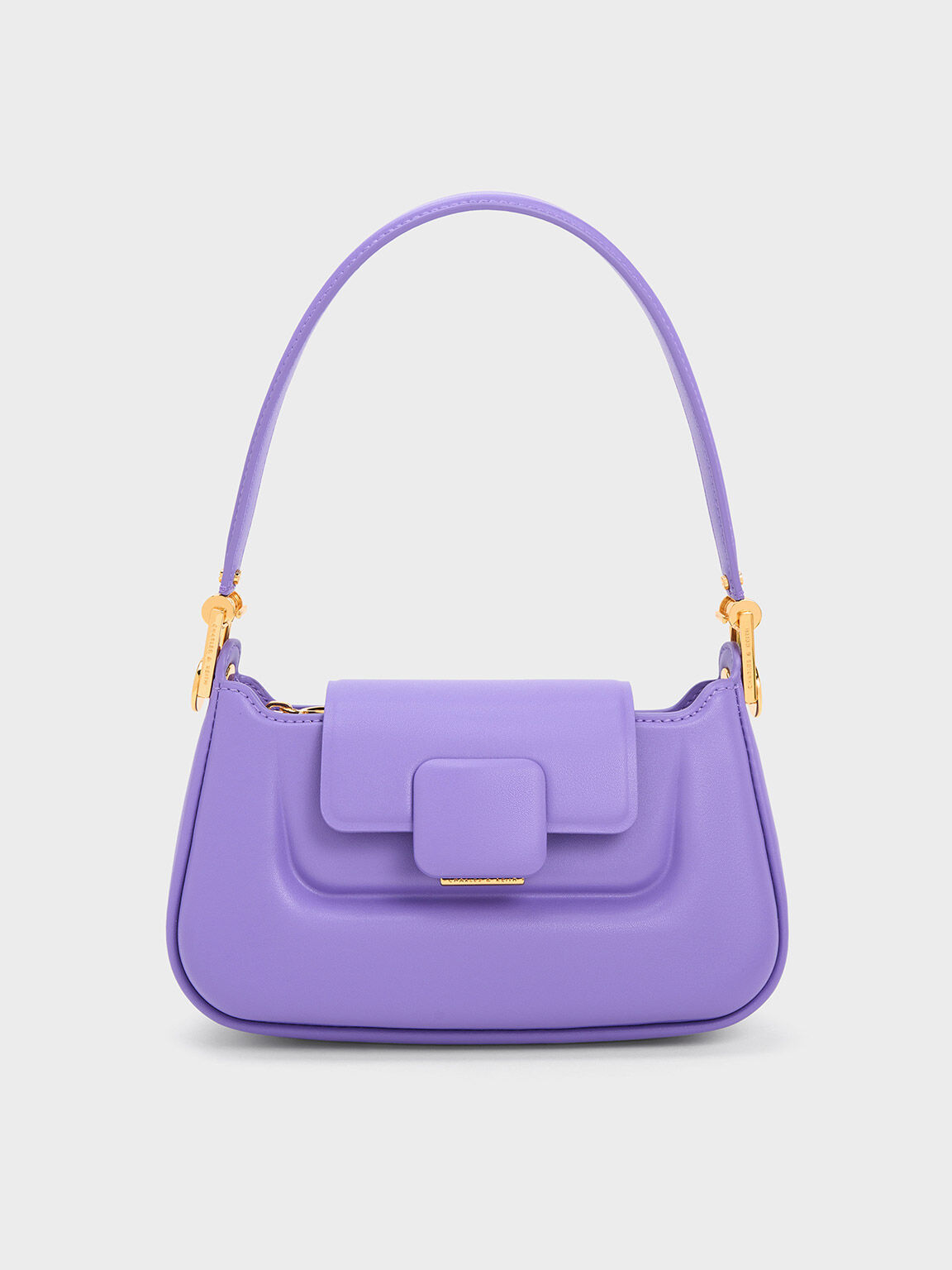 Charles & Keith - Women's Charlot Bag, Purple, S