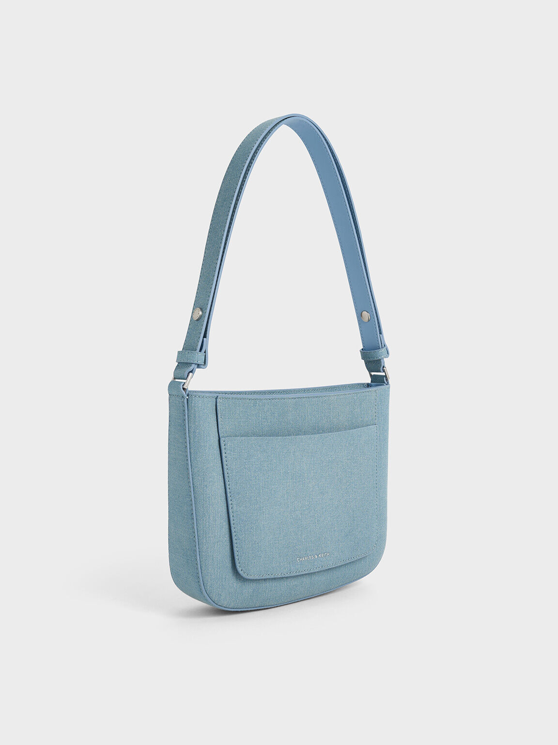 Irie Denim Shoulder Bag, Denim Blue, hi-res