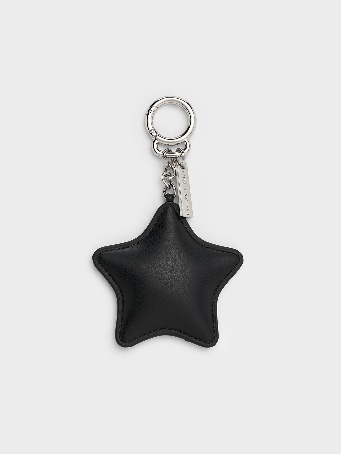 Star Mirror Charm, Noir, hi-res