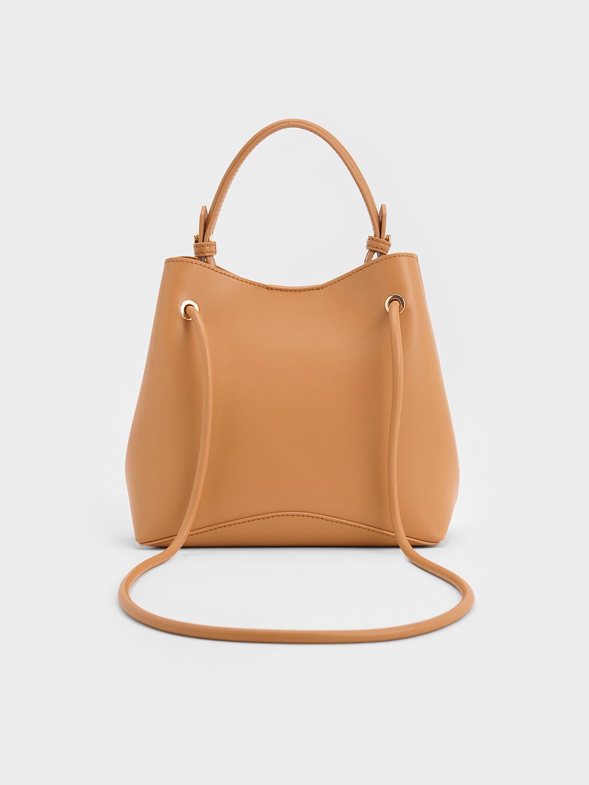 Sybill Geometric Bucket Bag, Toffee, hi-res