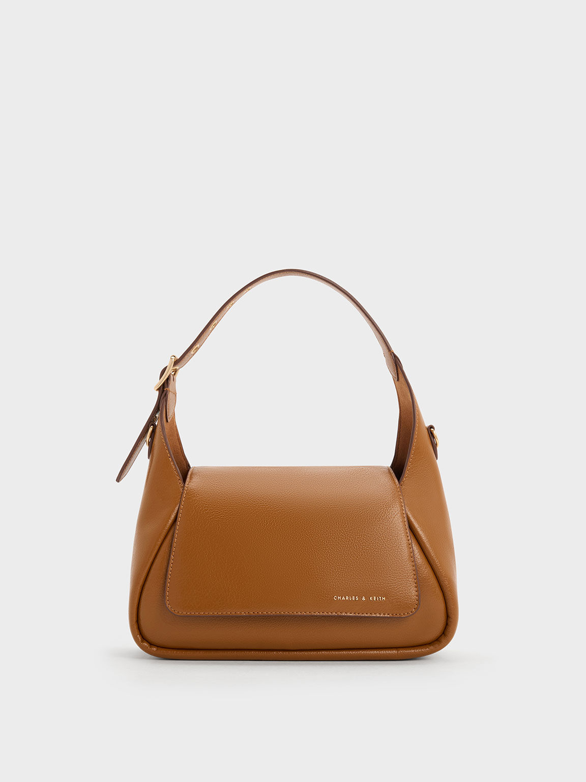 Buzz Front Flap Hobo Bag - Chocolate