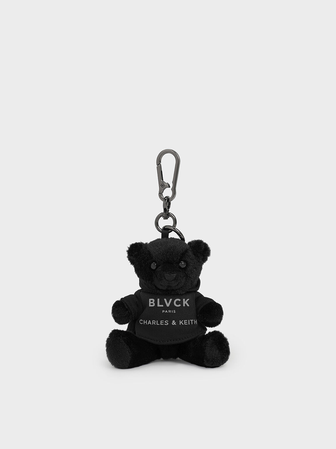 Teddy Bear Charm, Black, hi-res