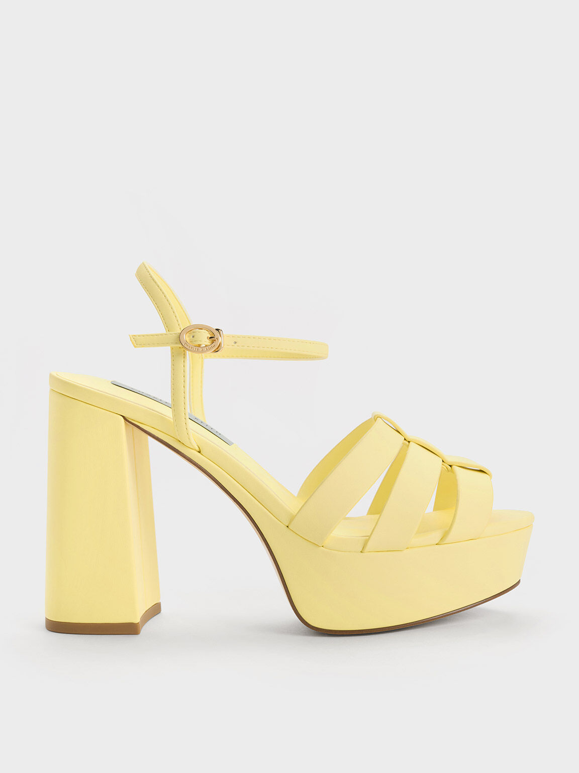 Wild Fable Ankle Strap Sandals Panya Bright Yellow... - Depop