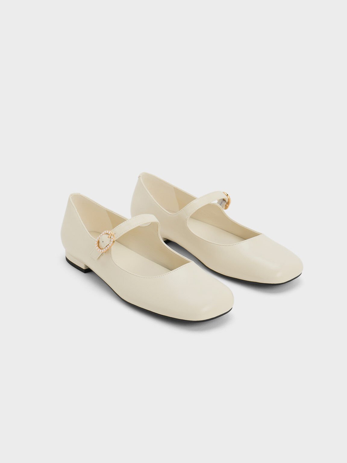 Cream mary 2025 jane shoes