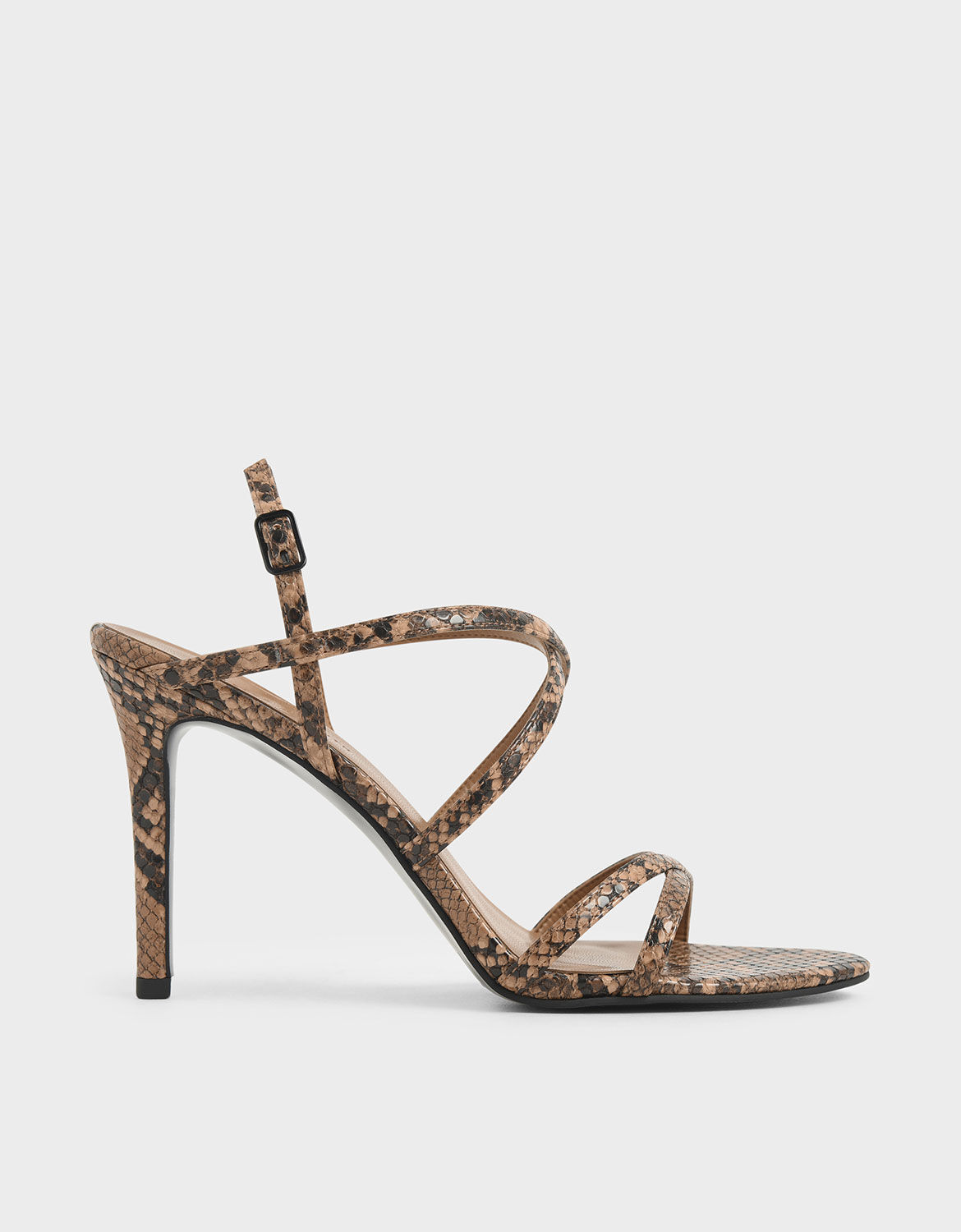 snake stiletto heels