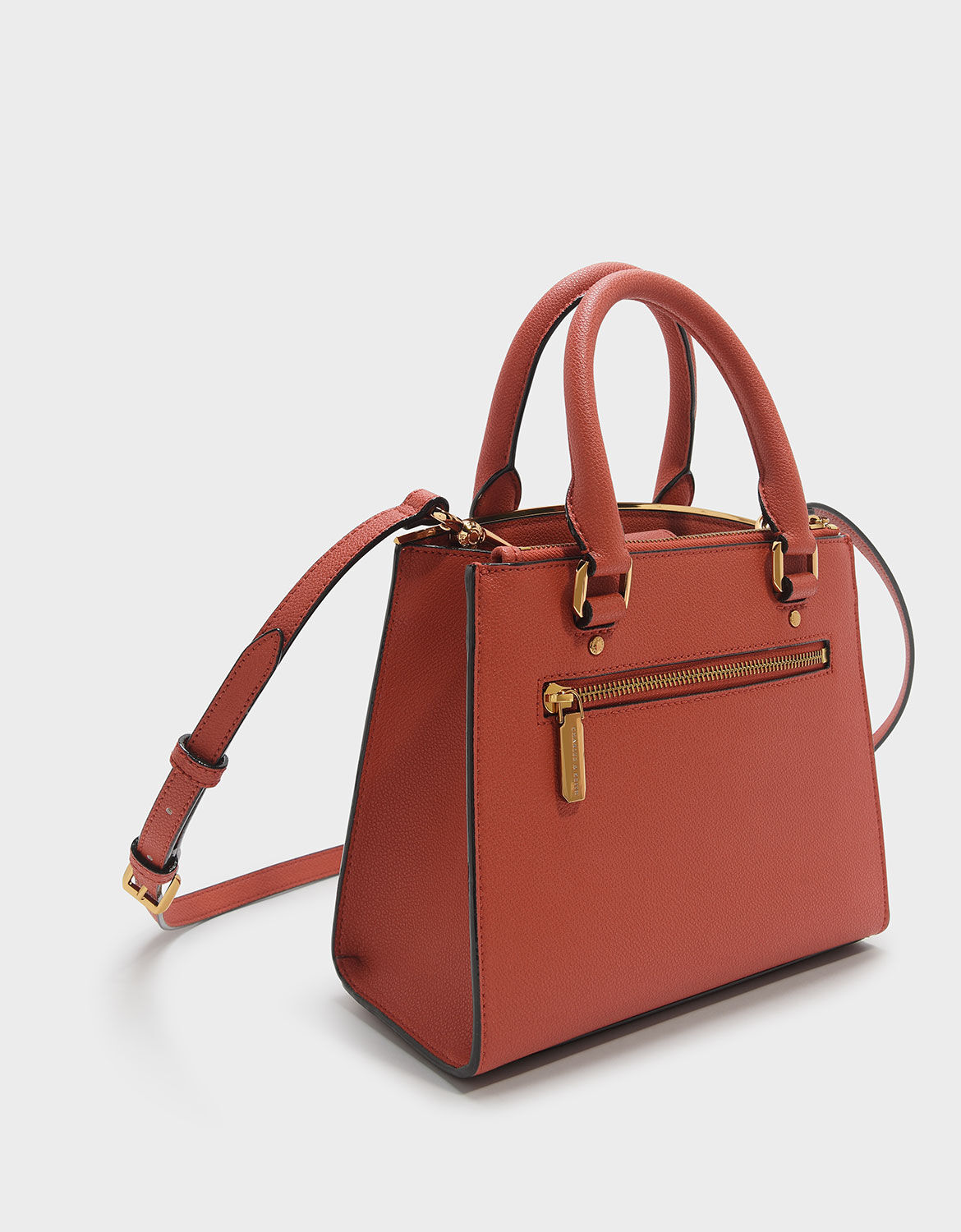 charles and keith classic structured bag