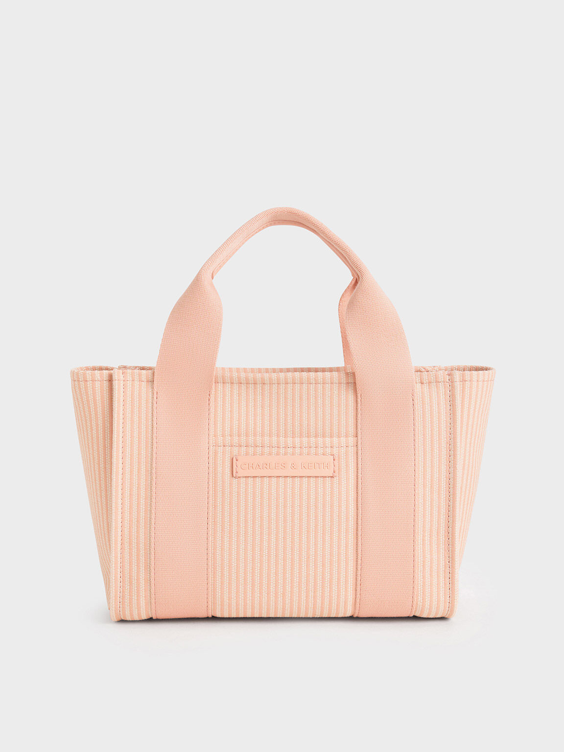 Kay Striped Tote Bag, Pink, hi-res