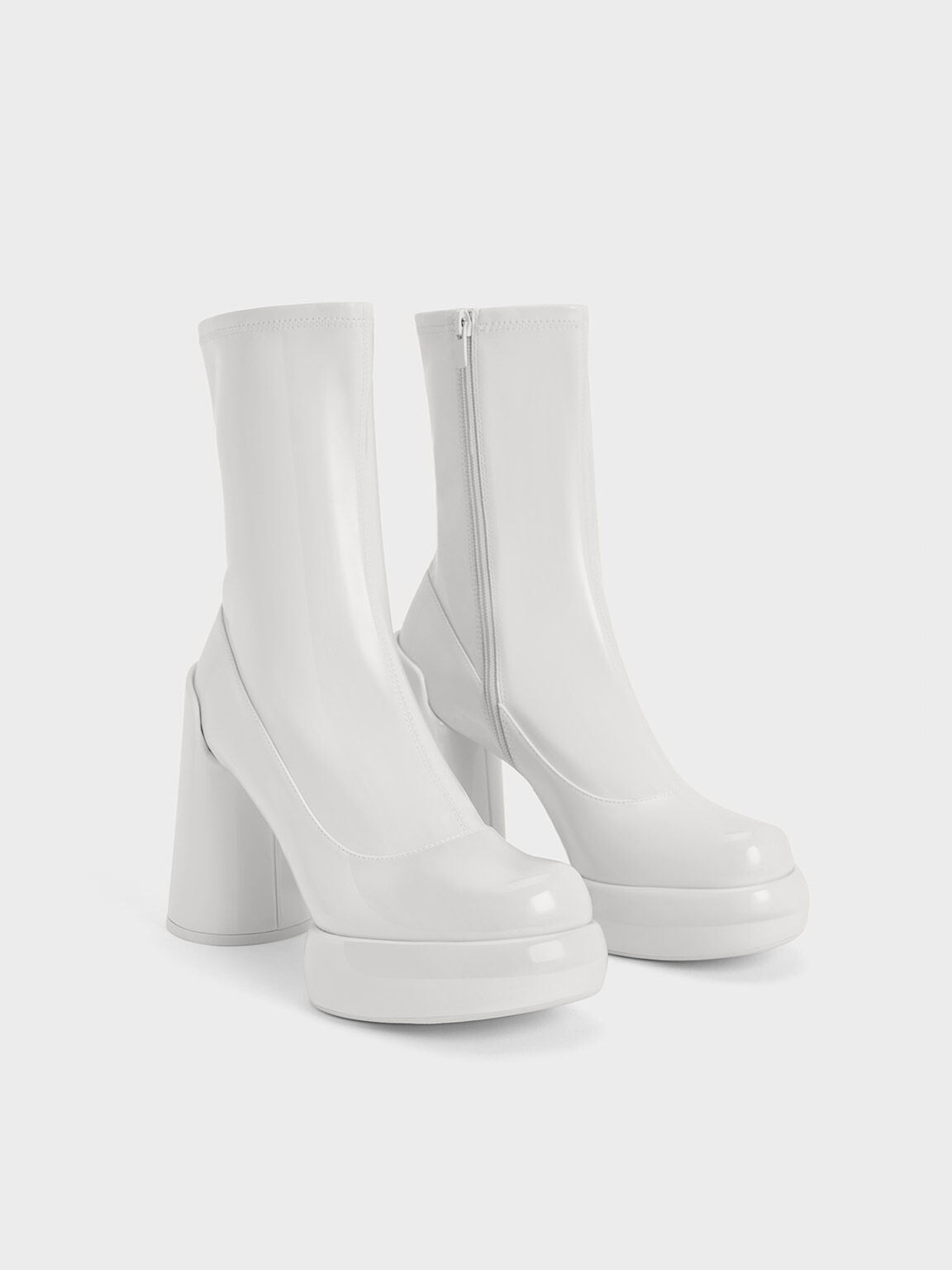 White booties sale cheap