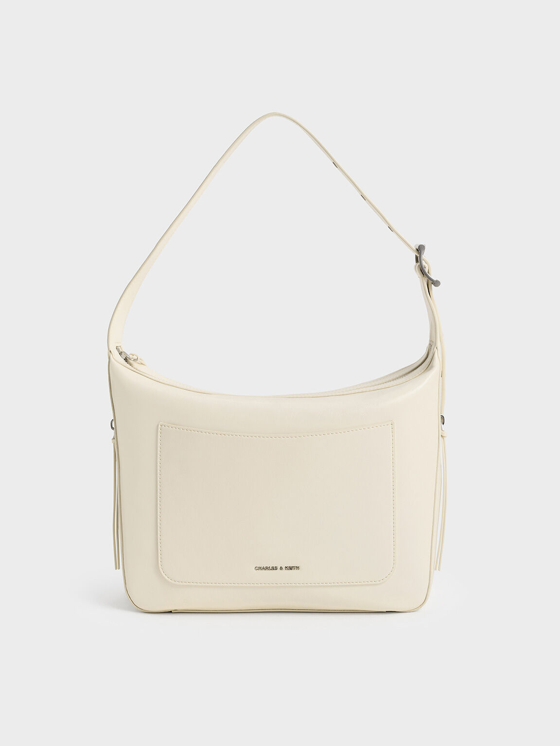 Xylia Hobo Bag, Cream, hi-res