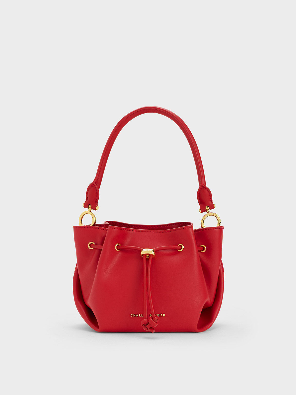 Red Boaz Handle Bag - CHARLES & KEITH US