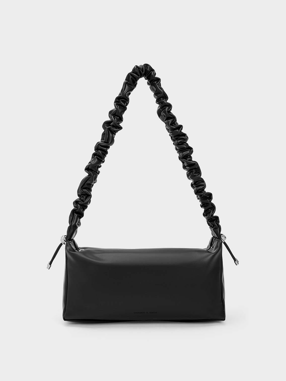 Vintage PU Leather Satchel Bags Tote Bag Chain Clutch Purse Crossbody Bags Ins U-Shaped Women Hobo
