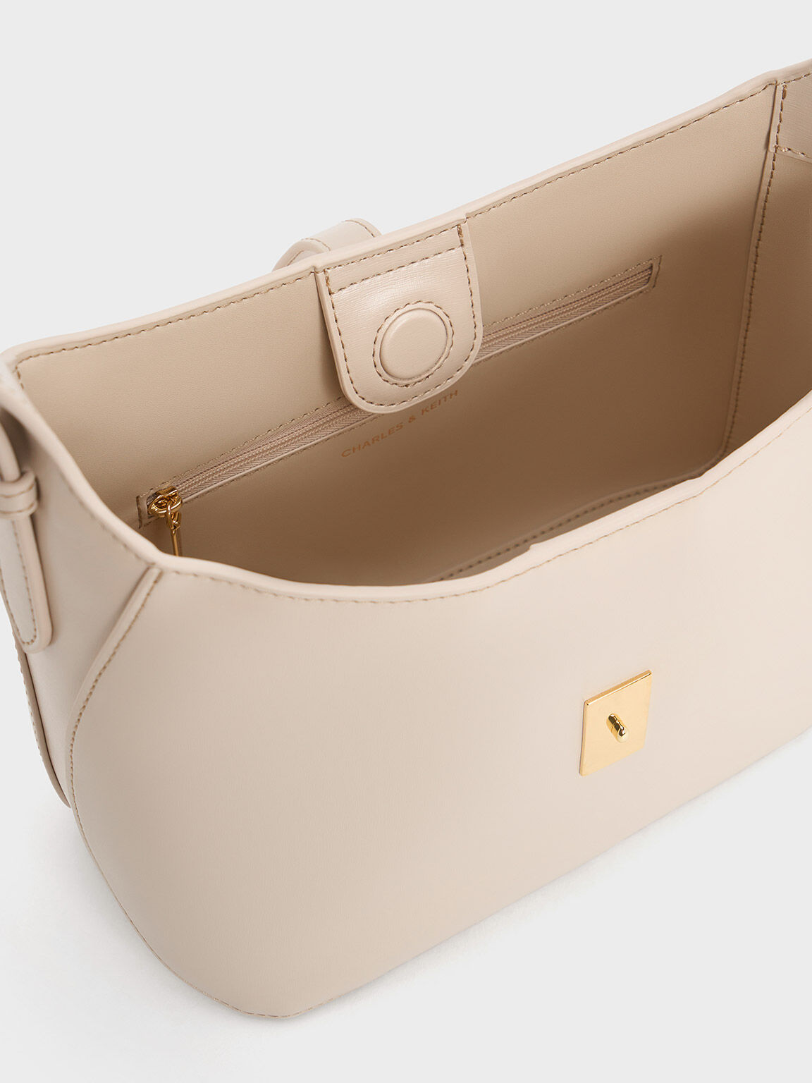 Wisteria Belted Shoulder Bag - Oat