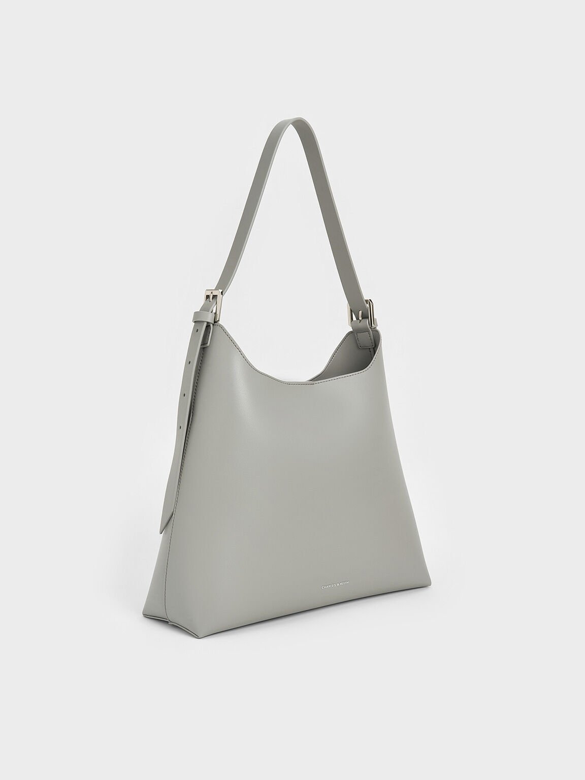 Bolso holgado trapezoidal, Gris, hi-res