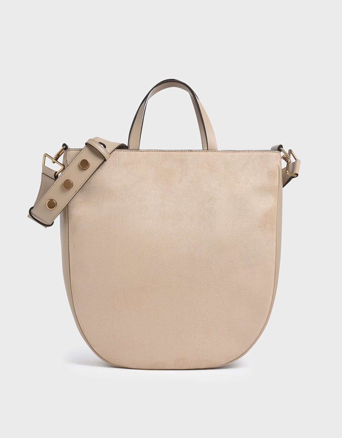 charles and keith textured tote bag